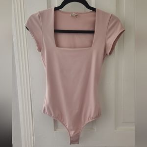 XS Pink Free People Bodysuit